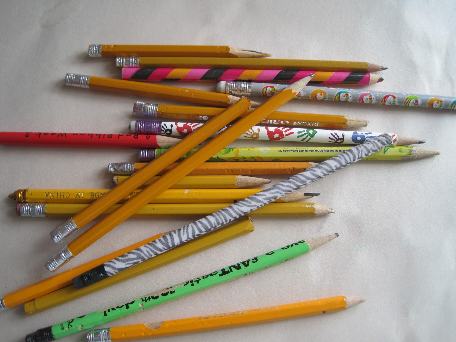 Liza Mae's ReCreations Old Pencil Coasters