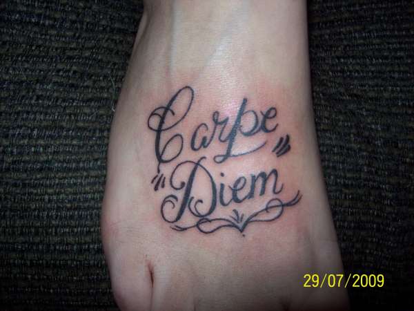 Labels calligraphy carpe diem hand lettering tattoo tattoos typography