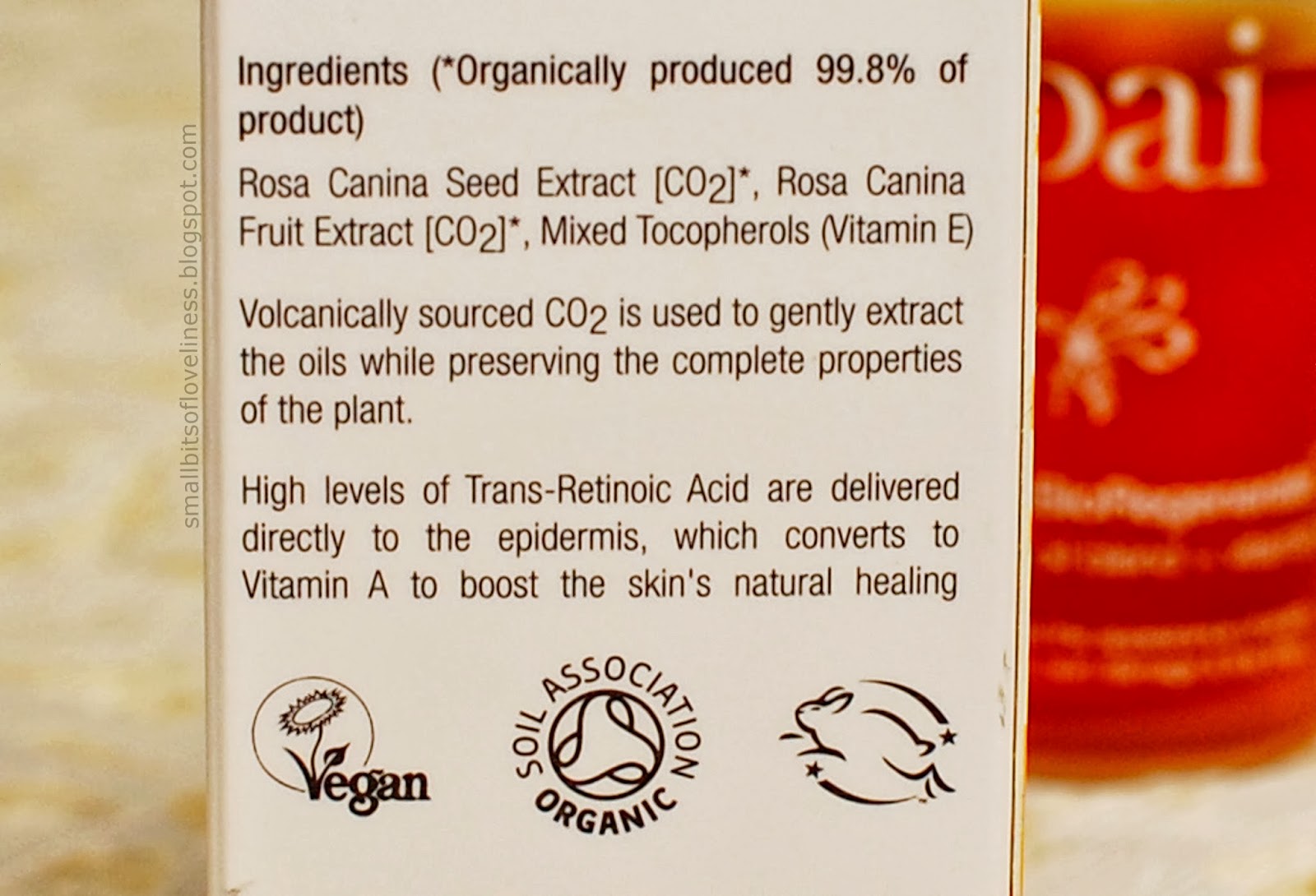 Pai Rosehip Oil ingredients Pai Rosehip Oil ingredients