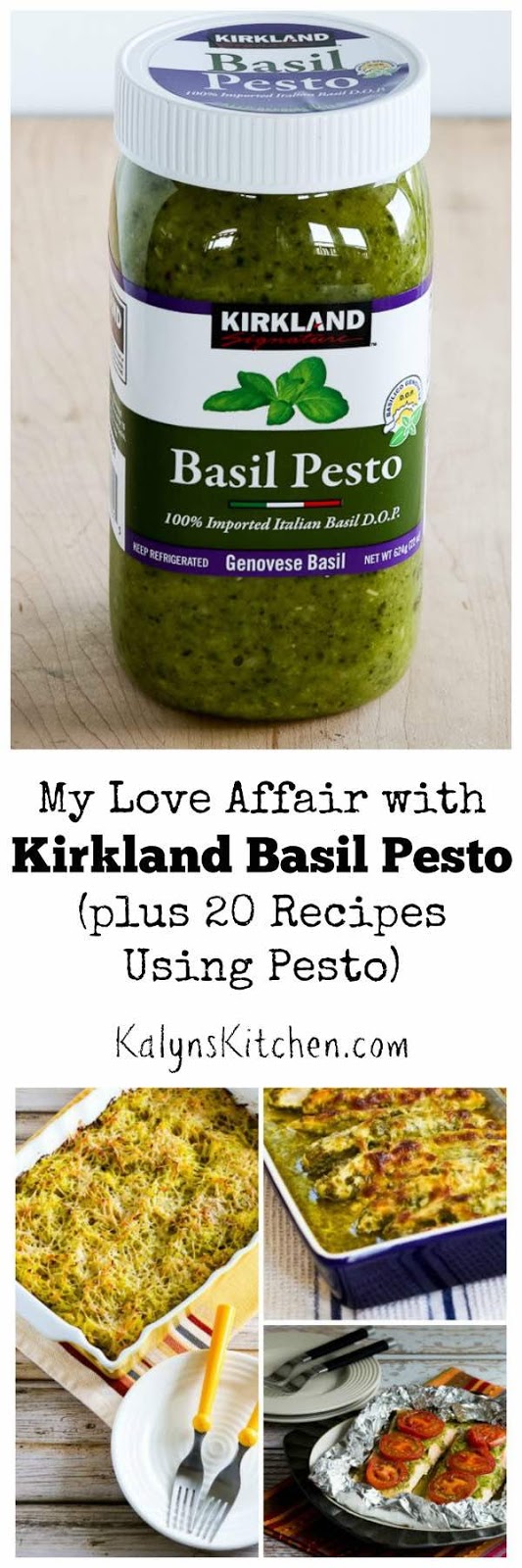 Kalyn's Kitchen Picks Kirkland Basil Pesto (plus 20 recipes using