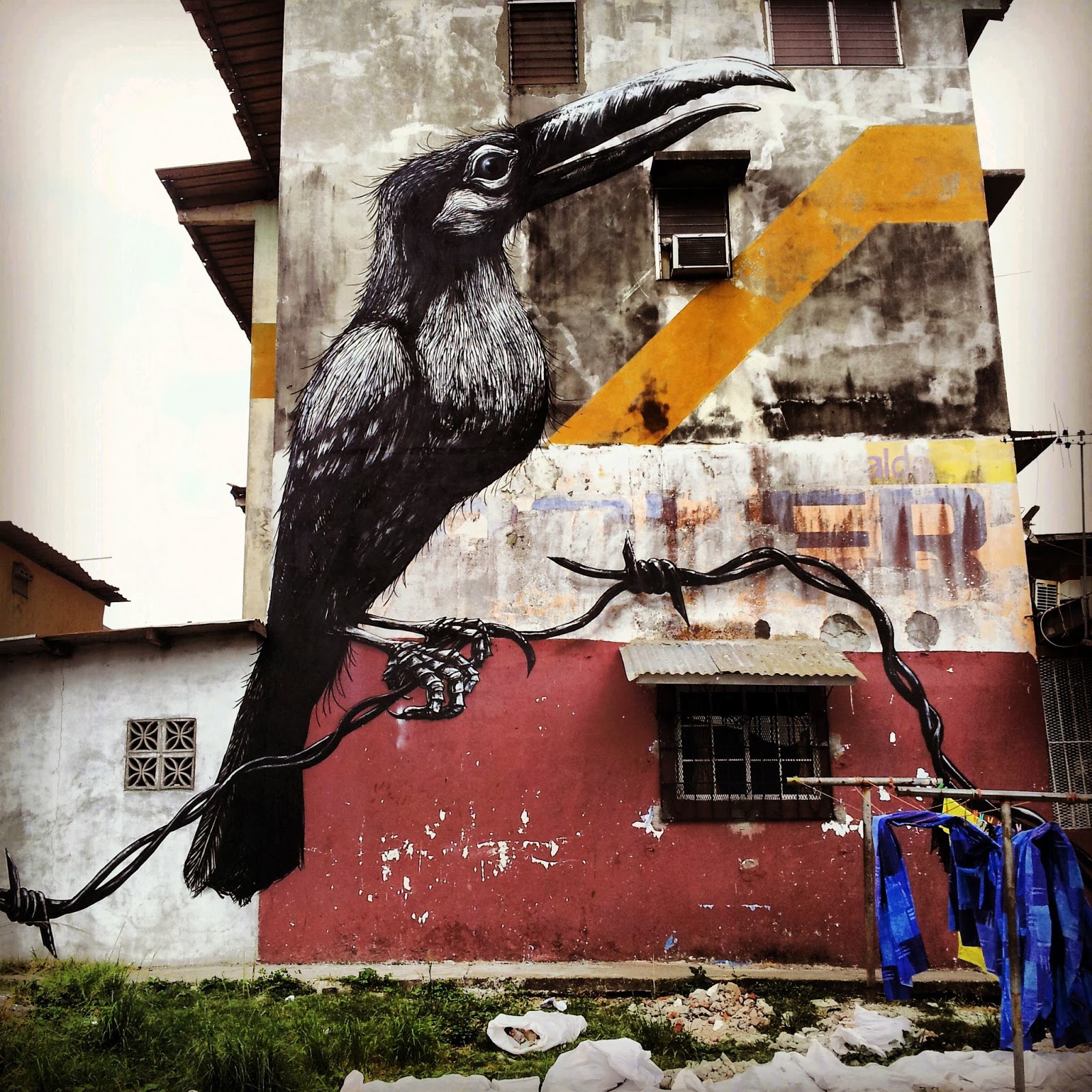 ROA New Murals In Panama City, Panama StreetArtNews StreetArtNews