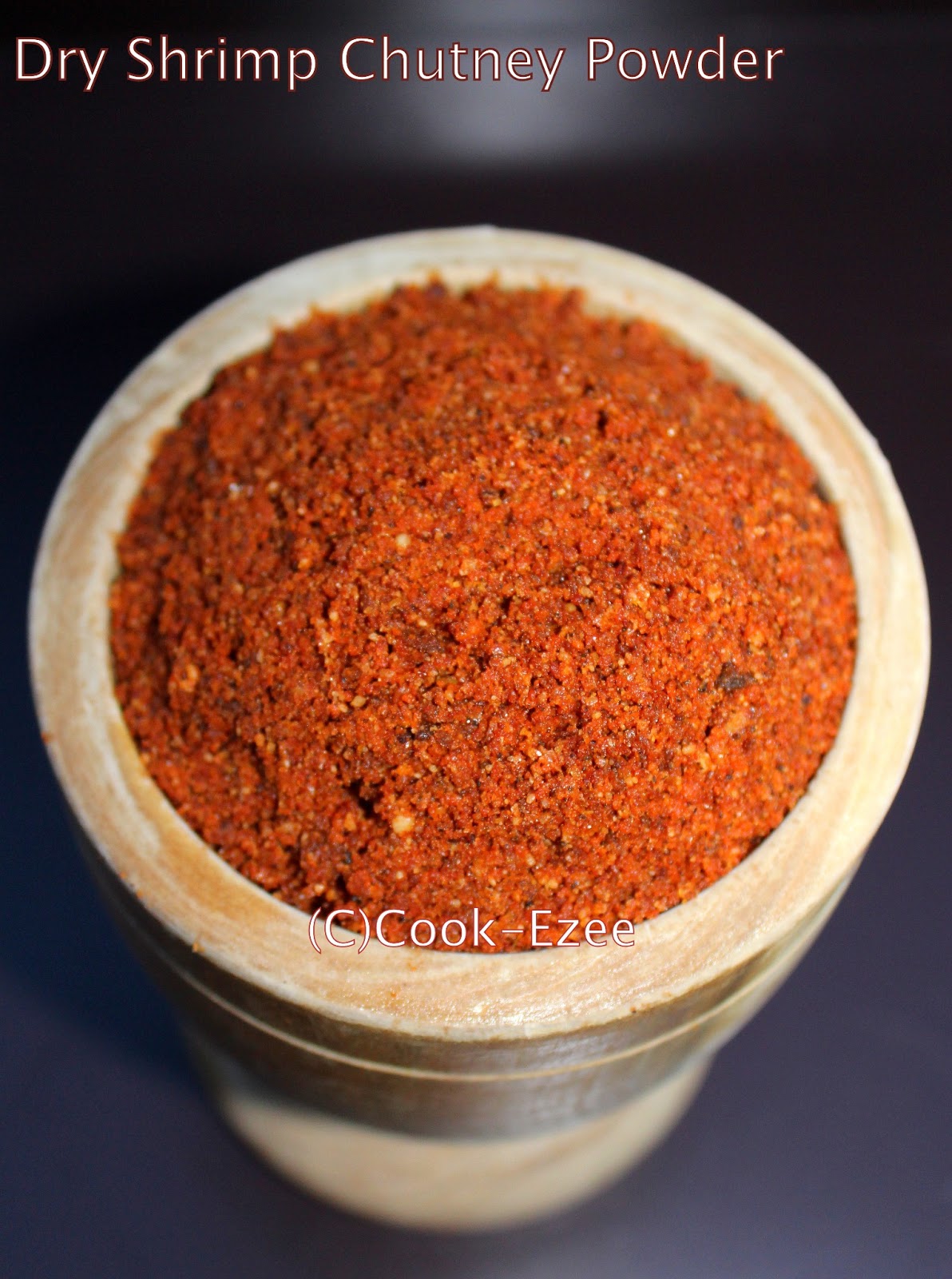 COOKEZEE Unakka Chemmeen Chammanthi Podi/Dry Shrimp Chutney powder