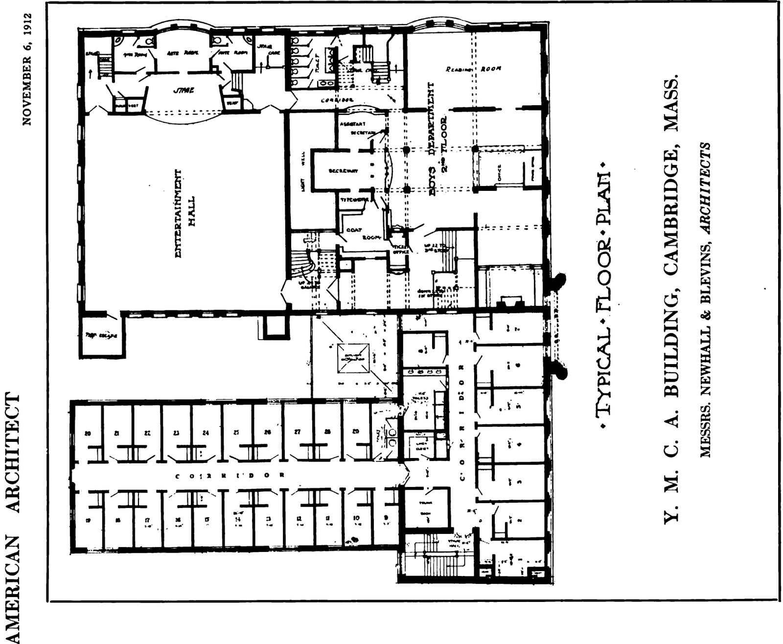cambridge ymca floor diagrams