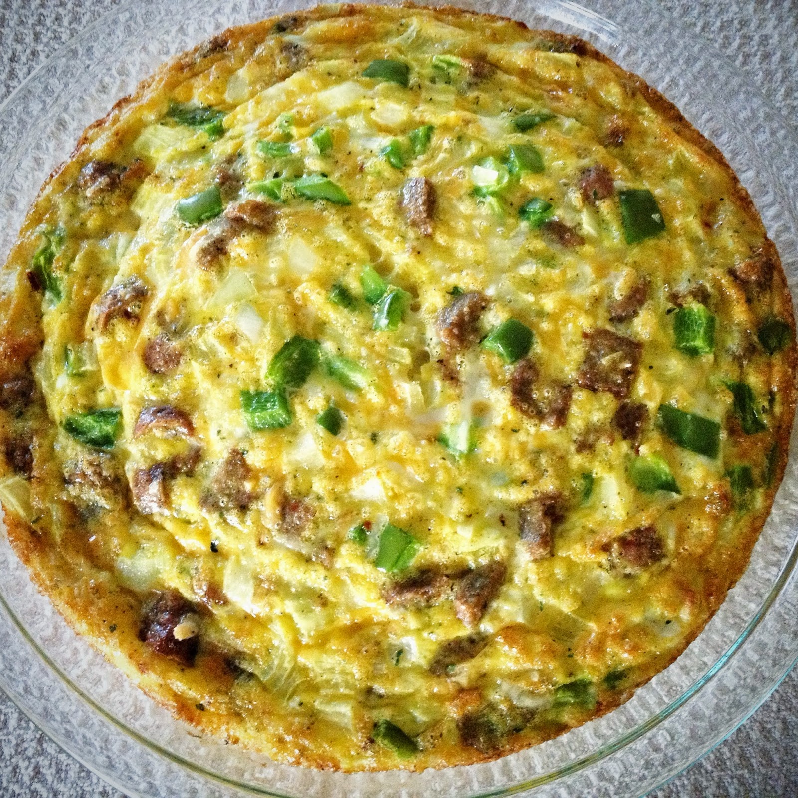 Bonz Blogz Sausage and Egg Frittata