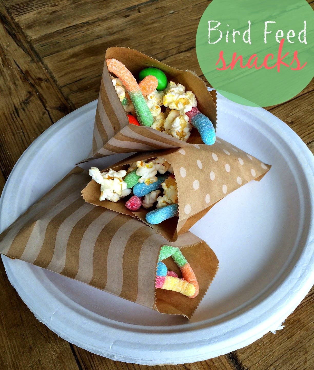 Blue Skies Ahead Bird Feed Snacks and Feather Fruit Cups {Bird Week}
