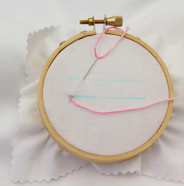 big B Crossed Blanket Stitch