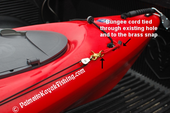 Palmetto Kayak Fishing: DIY No Drill Kayak Anchor Trolley Connection Points