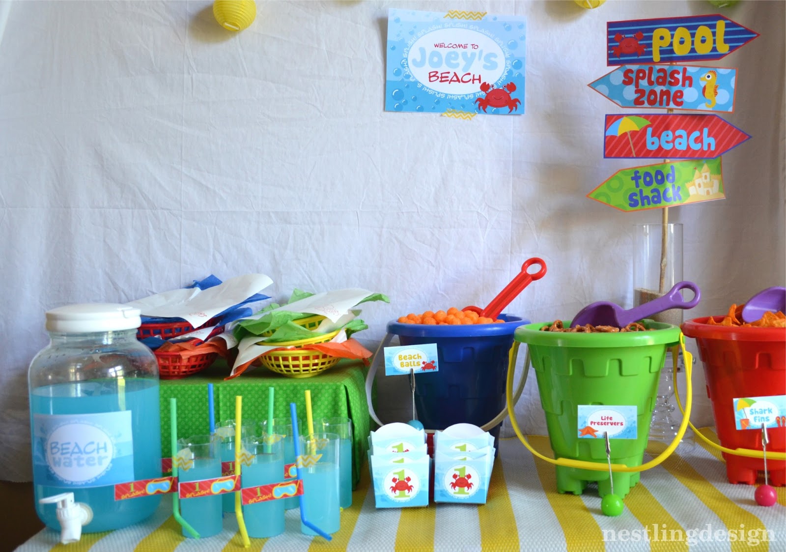 Nestling Beach Ball Pool Party Reveal! {New to the Shop}