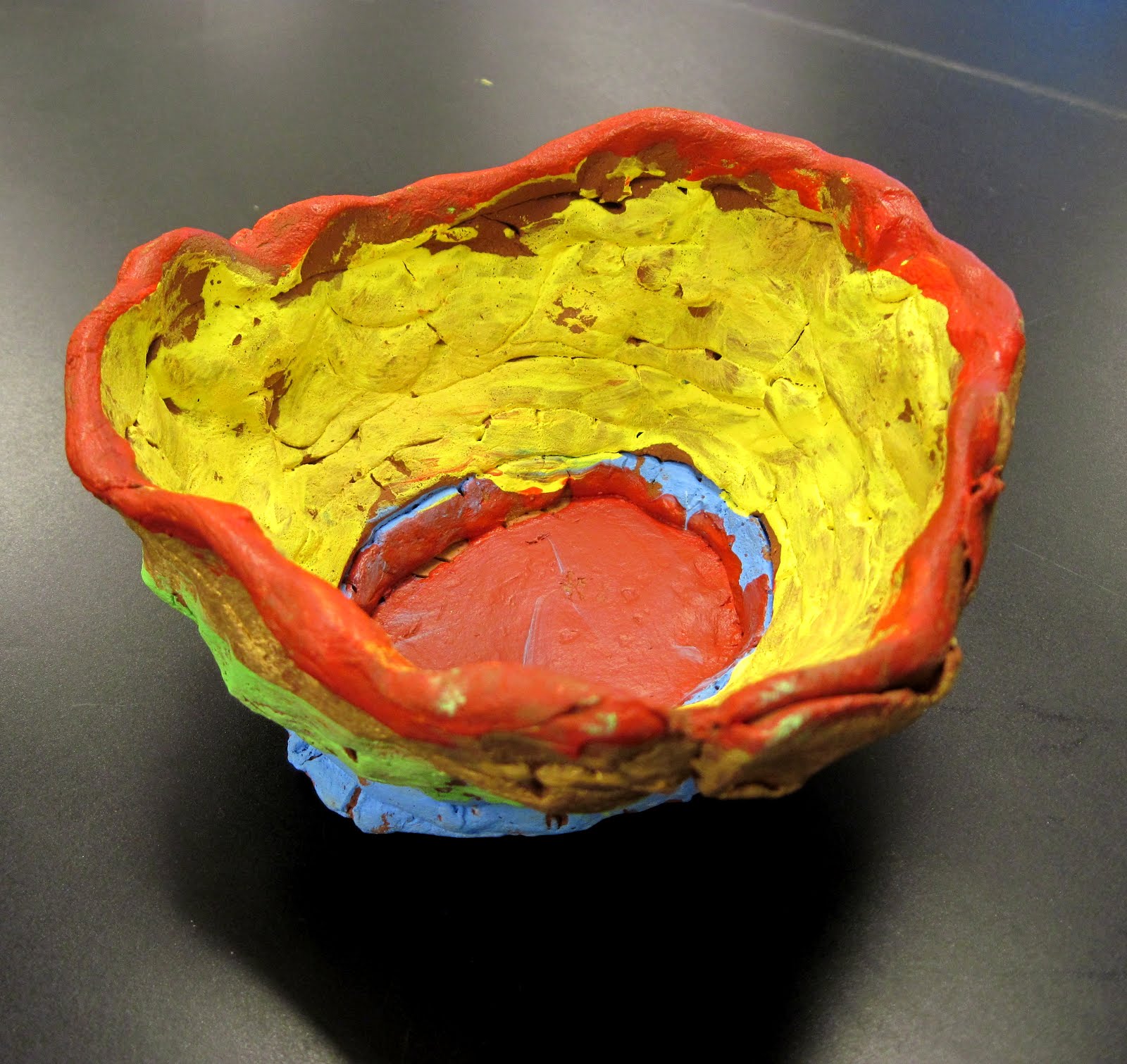 There's a Dragon in my Art Room Coil pots with air dry clay