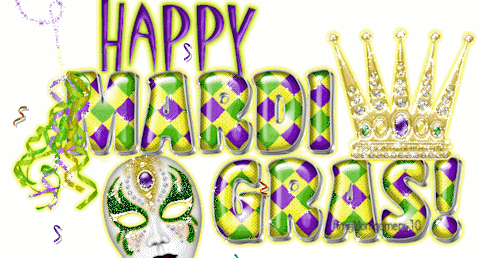 mardi gras beads animated