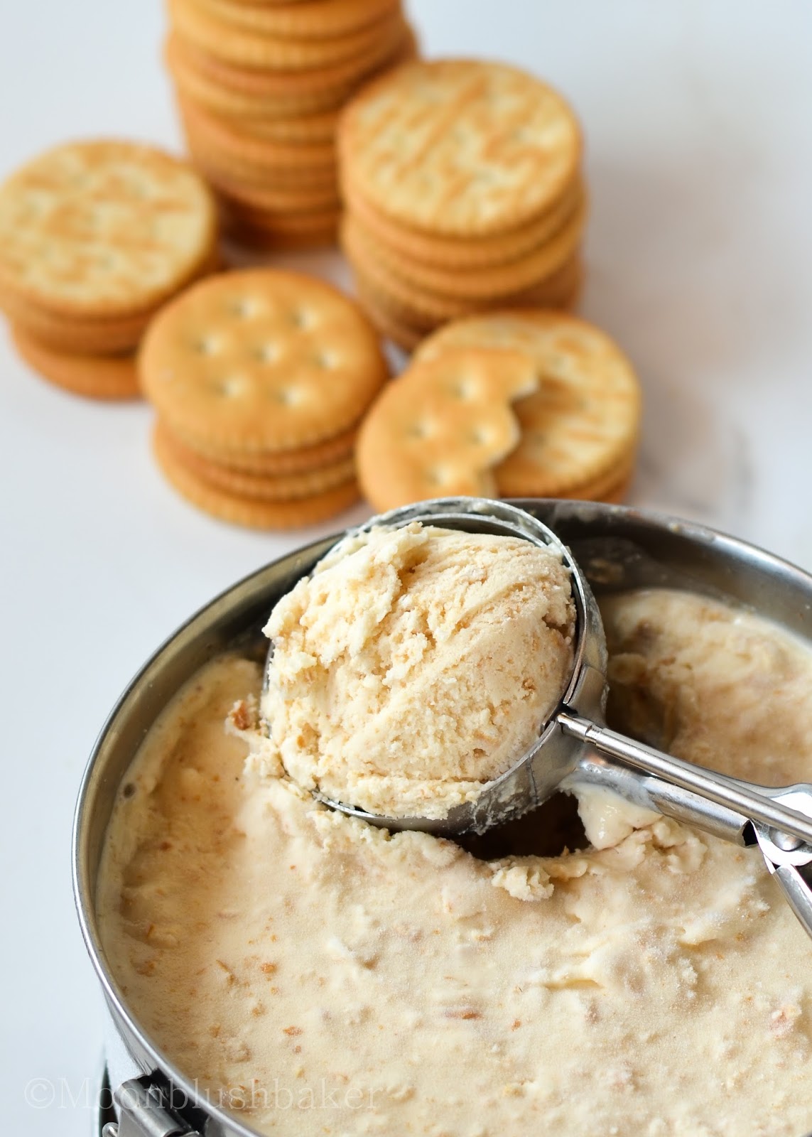 When life gives you lemons…/Ritz cracker ice cream The moonblush Baker