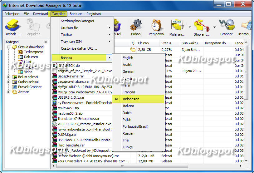 Internet Download Manager 6 12 Build 21 Full Crack Rar Zip Freeware