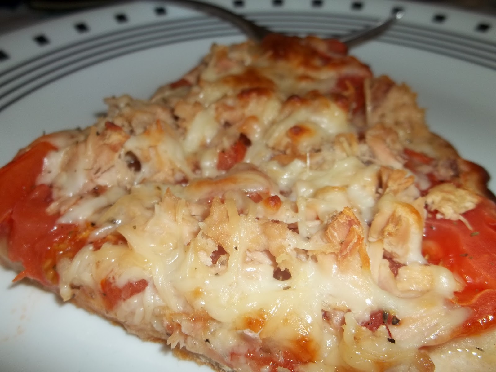 Tuna Melt Pizza (Pizza Style) wwpp=5 pt per 1/4 pie