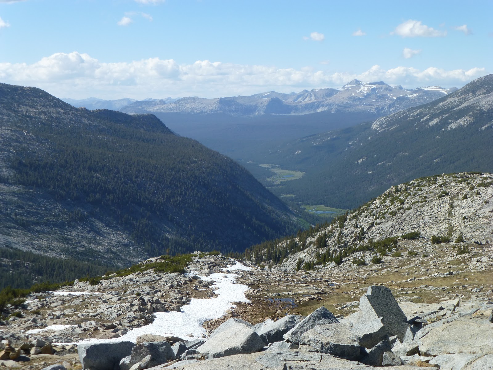 View north from Donahue Pass