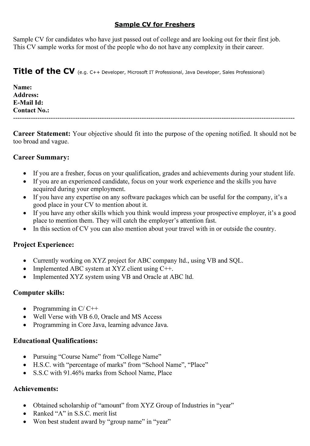 5 best creative resume examples for jobs