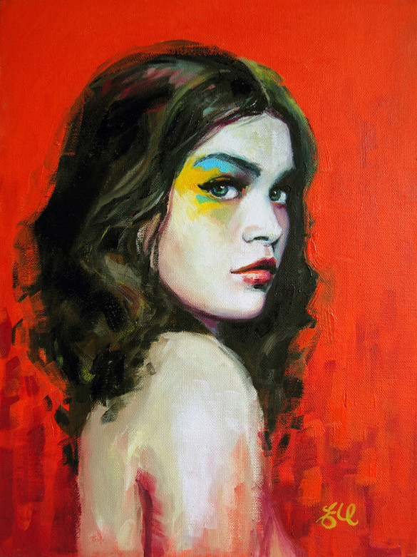 GALLERY FUNNY GAME: Examples of Portrait Paintings Art by Emma Uber