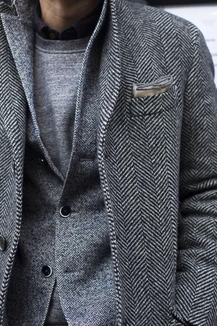 Textured layers, chevron layers, menswear, mens style Textured layers, chevron layers, menswear, mens style