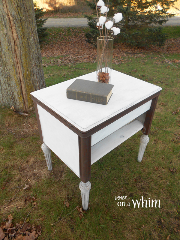 Warm and White: A Sewing Cabinet Makeover from Denise on a Whim