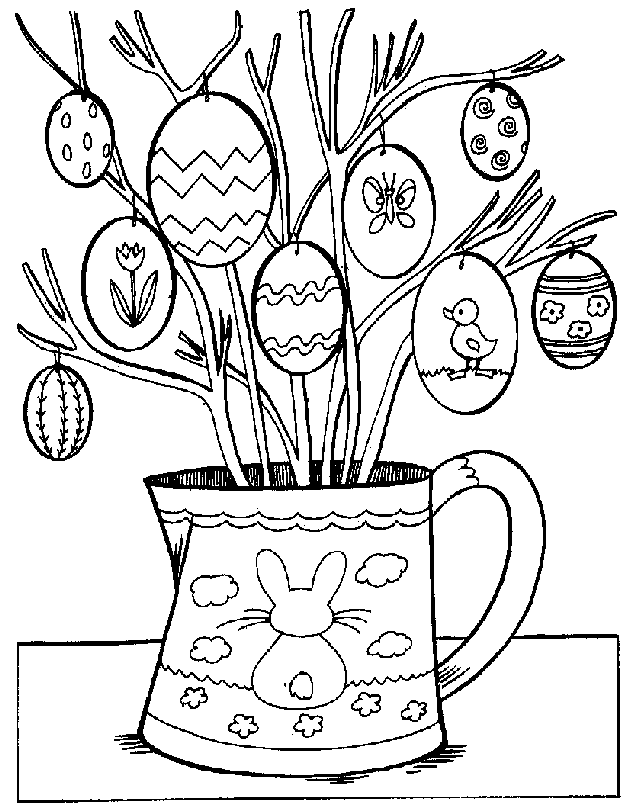 happy easter coloring pictures. happy easter coloring pages.