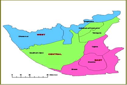Bayelsa State Map