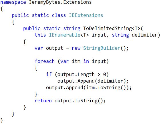 Adding Extension Methods To Every Object in C#