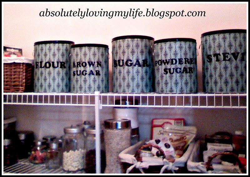 Loving Life DIY Canisters from Recycled Holiday Tins