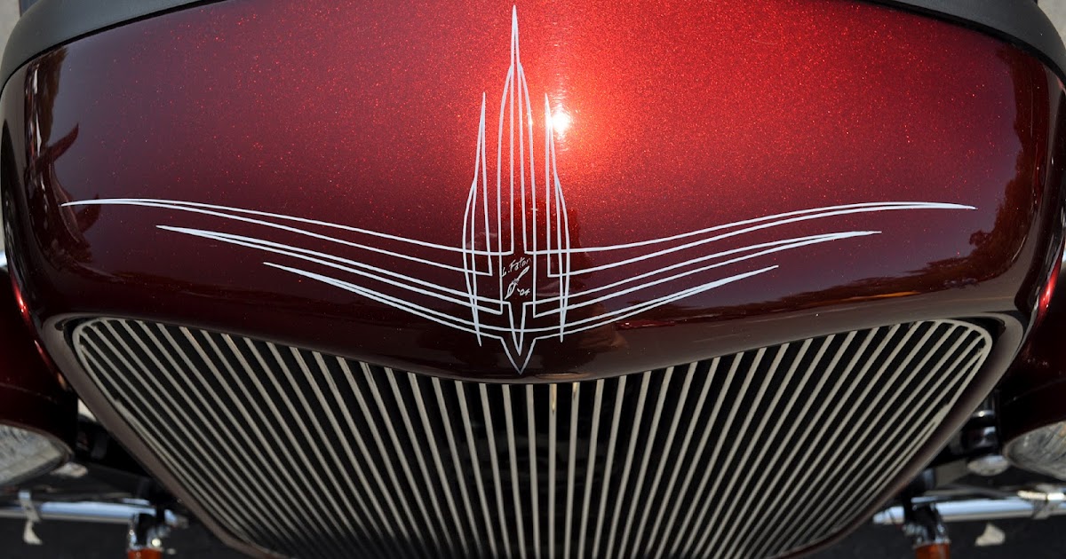 Just A Car Guy: cool pinstriping from the LA Roadster Show