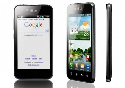 LG 3G Android Mobile LG P970 - LG Optimus Black