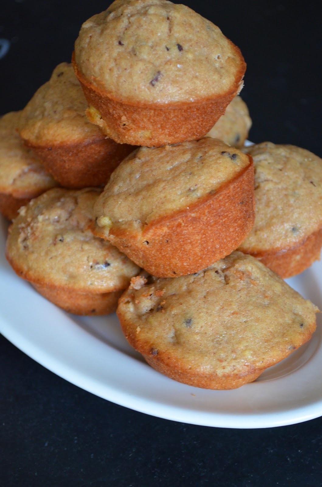 amour fou(d) banana pineapple muffins.