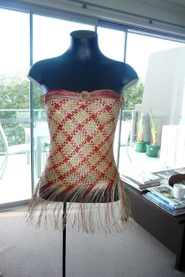 Harakeke bodice by Raewyn Hildreth