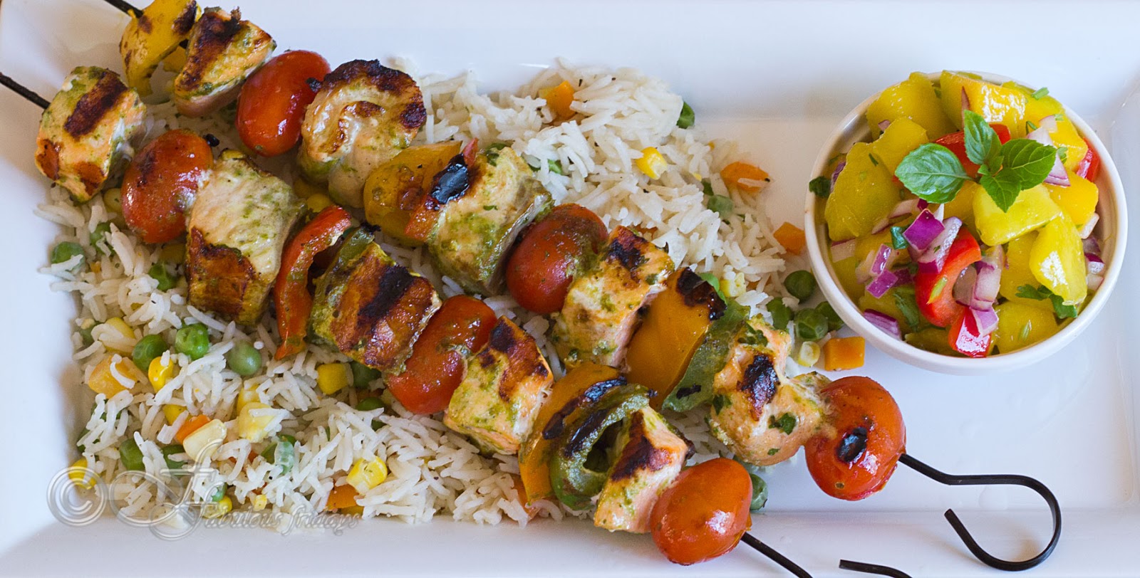 fabulous fridays Salmon Kababs