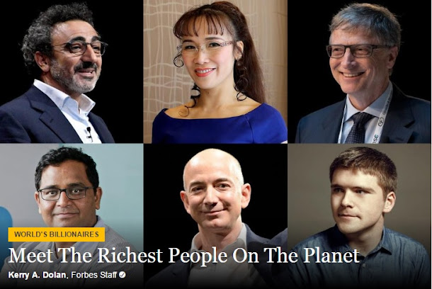 美國《富比世》雜誌(Forbes)公布2017年最新世界富豪排行榜。 美國《富比世》雜誌(Forbes)公布2017年最新世界富豪排行榜。