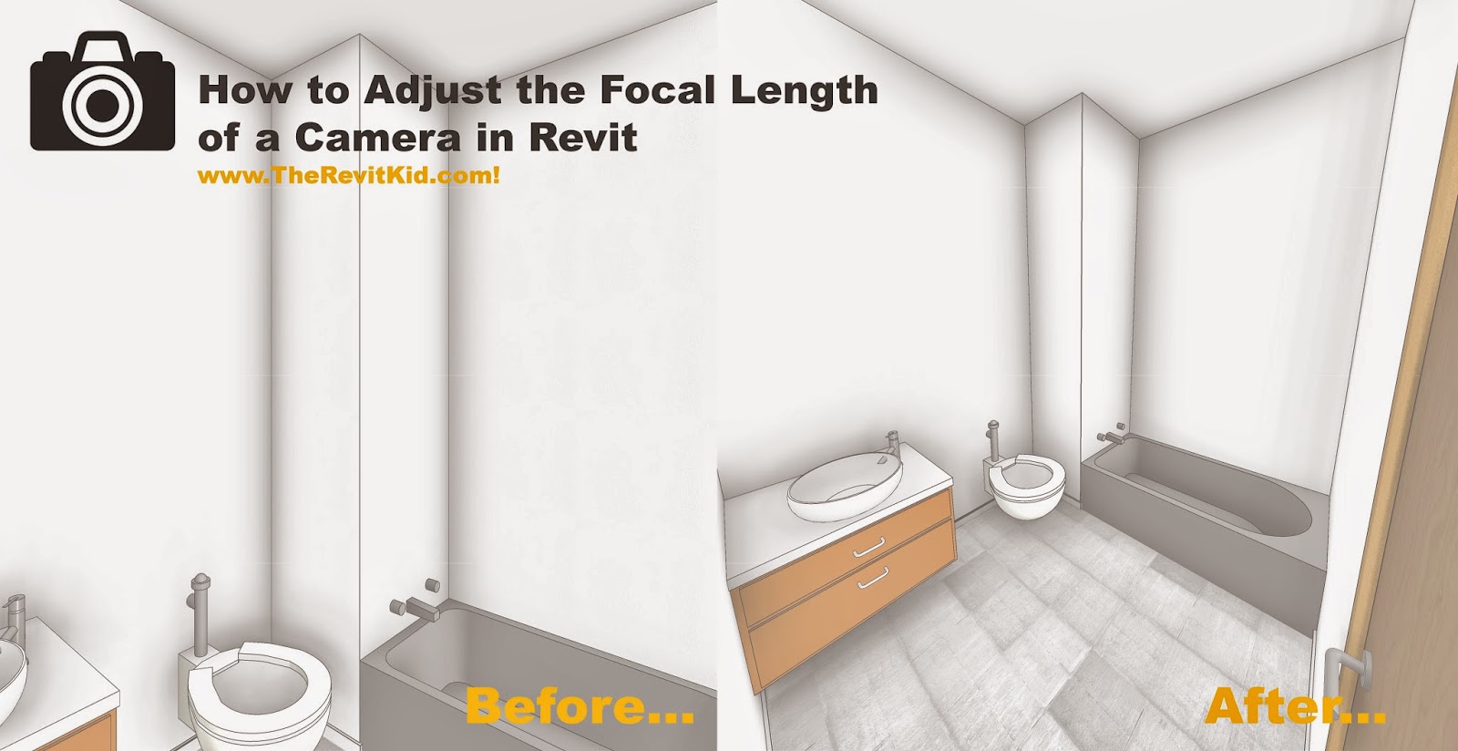 Revit Tip Increase / Decrease Focal Length of Camera TheRevitKid