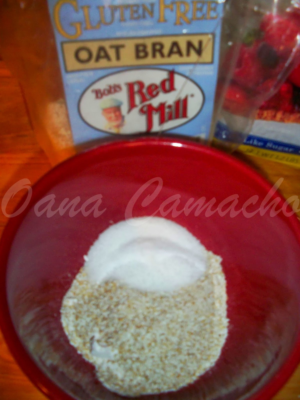 Cooking with love ! Budinca de vanilie cu tarate de ovaz ( Vanilla oat bran pudding )