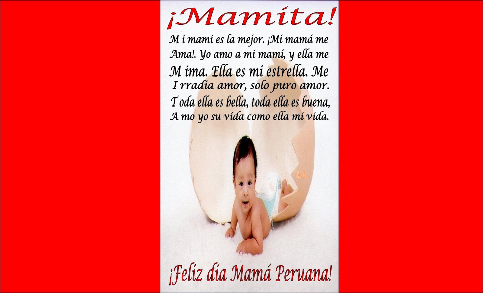 Feliz Día madre peruana (Segundo domingo de mayo) Feliz Día madre peruana (Segundo domingo de mayo)