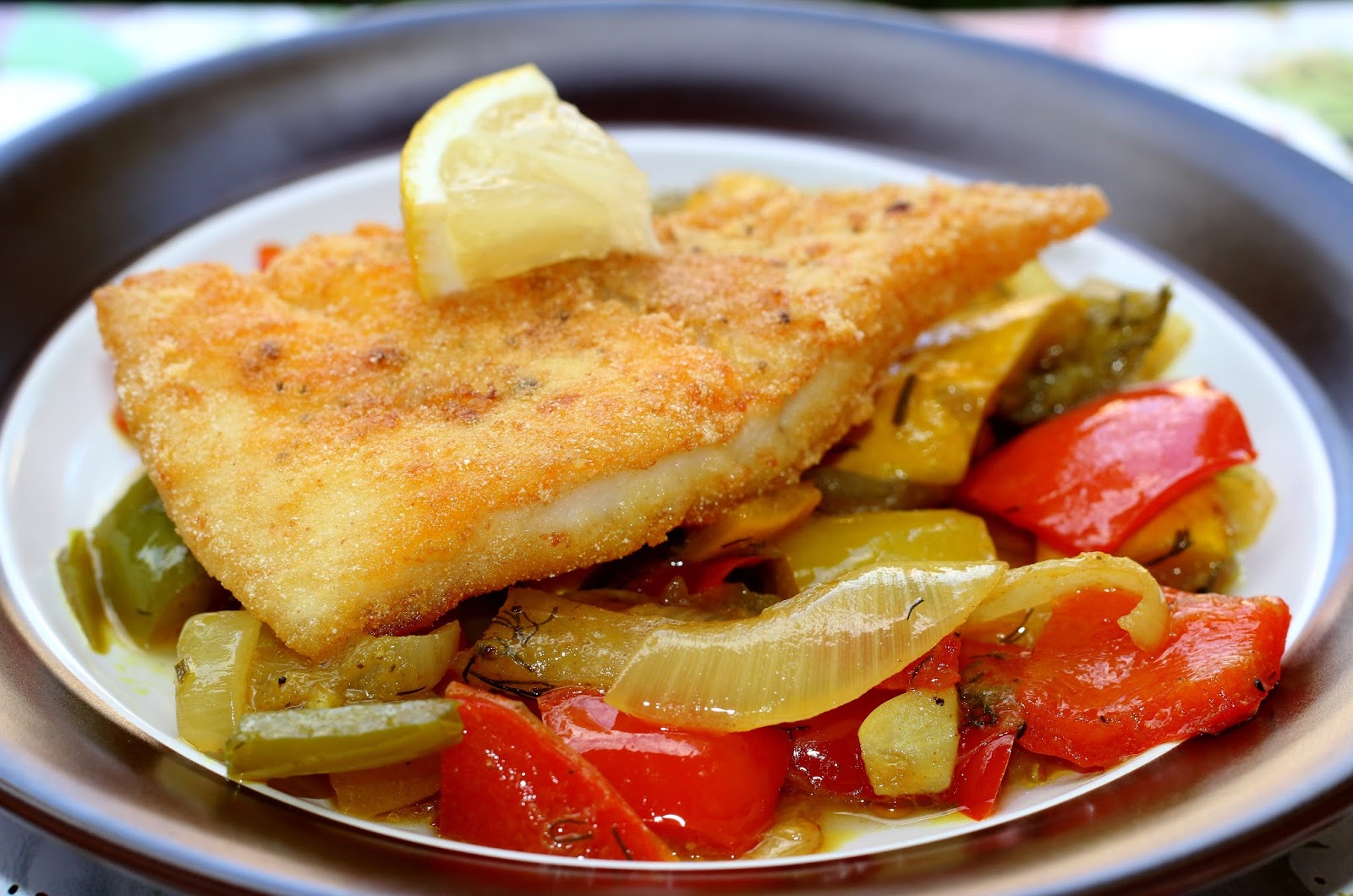 Kulinarne Szaleństwa Evity Smażony halibut z warzywami curry