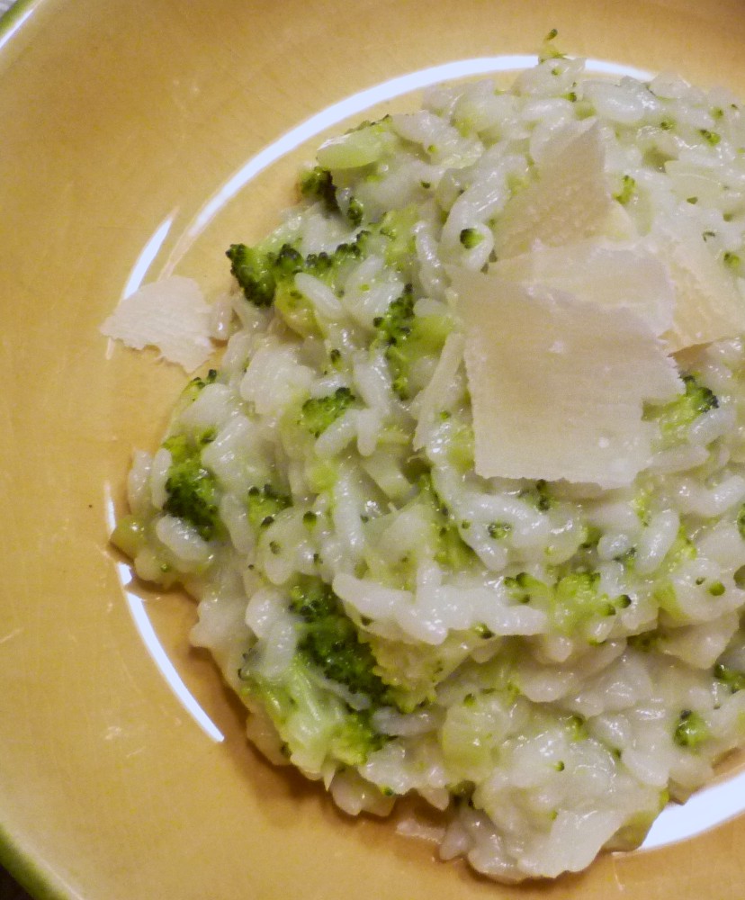 For Love of the Table Broccoli Risotto