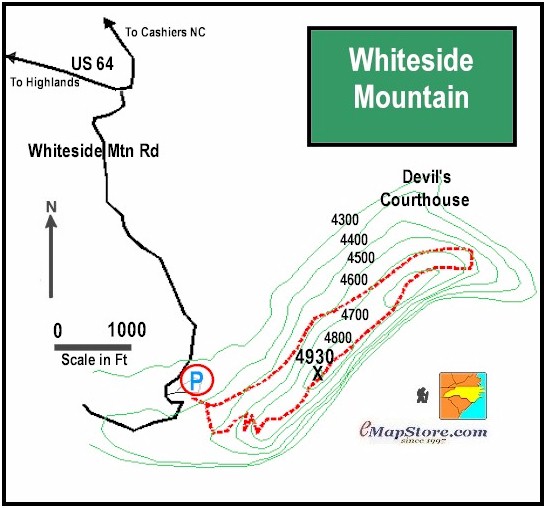 Hiking Adventures Whiteside Mountain