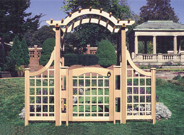 Garden Arbor With Gate | Autumn Weddings Pics