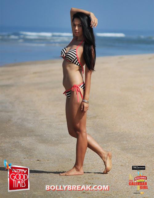 Lin Laishram Kingfisher Calendar 2013 Bikini Wallpaper - (6) - Kingfisher Calendar 2013 Bikini Wallpapers