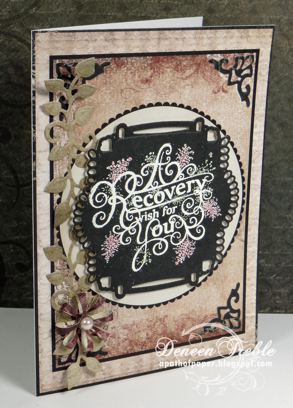 A Path of Paper Heartfelt Creations Chalkboard Effect