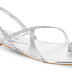 Carlton London Trendy Silver Flat Sandals Worth Rs. 499/- @ Rs.241/- Only