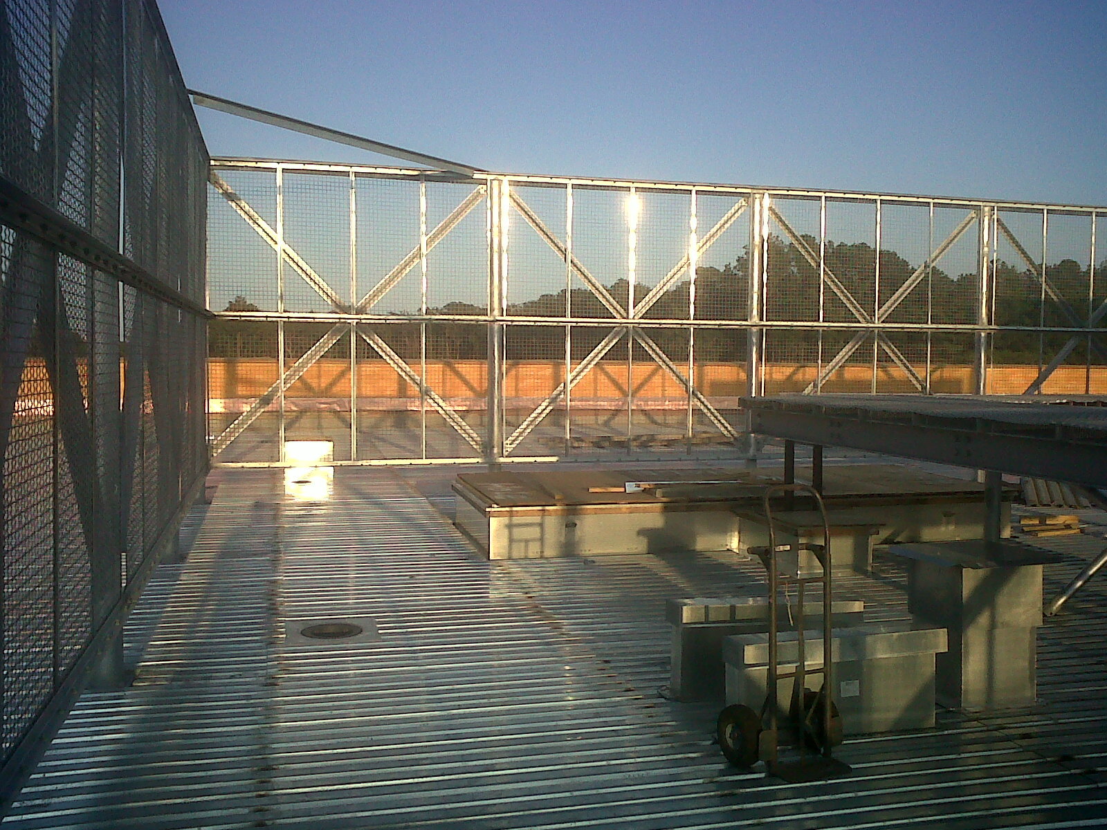 SGA Speir Building Addition Details Mechanical Garden Screening