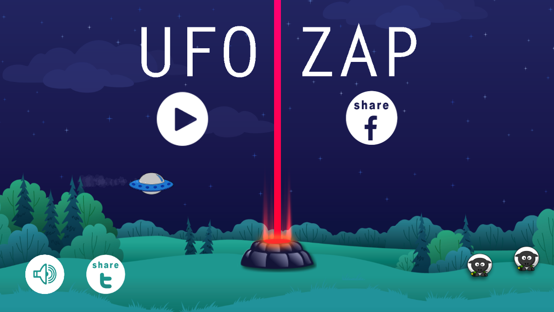 UFO ZAP game design UFO ZAP game design