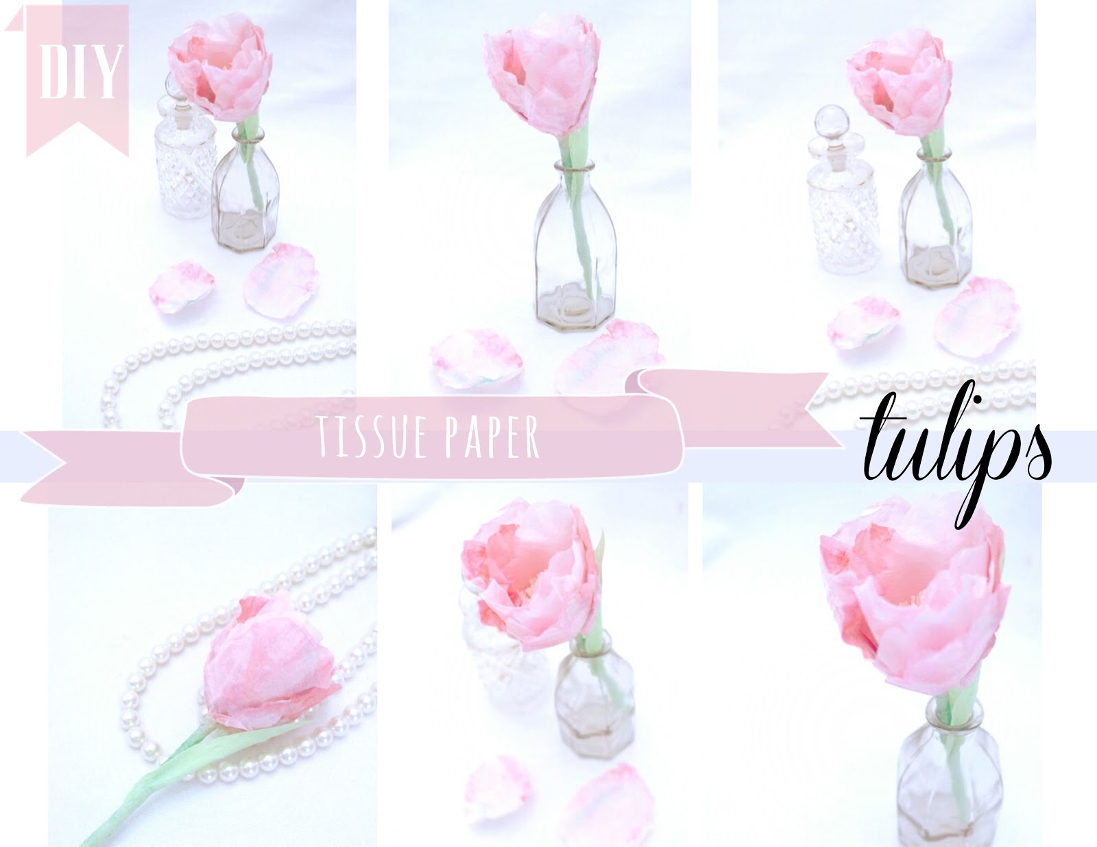 tissue paper tulip tutorial