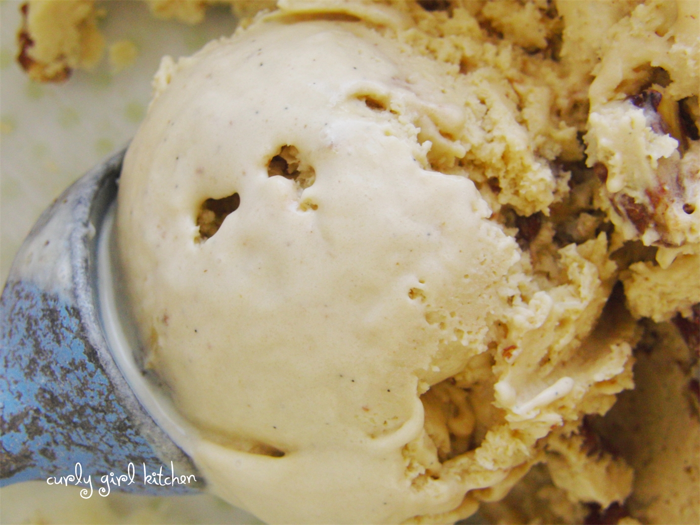 Curly Girl Kitchen Butter Pecan Ice Cream and a Pie in a Cake