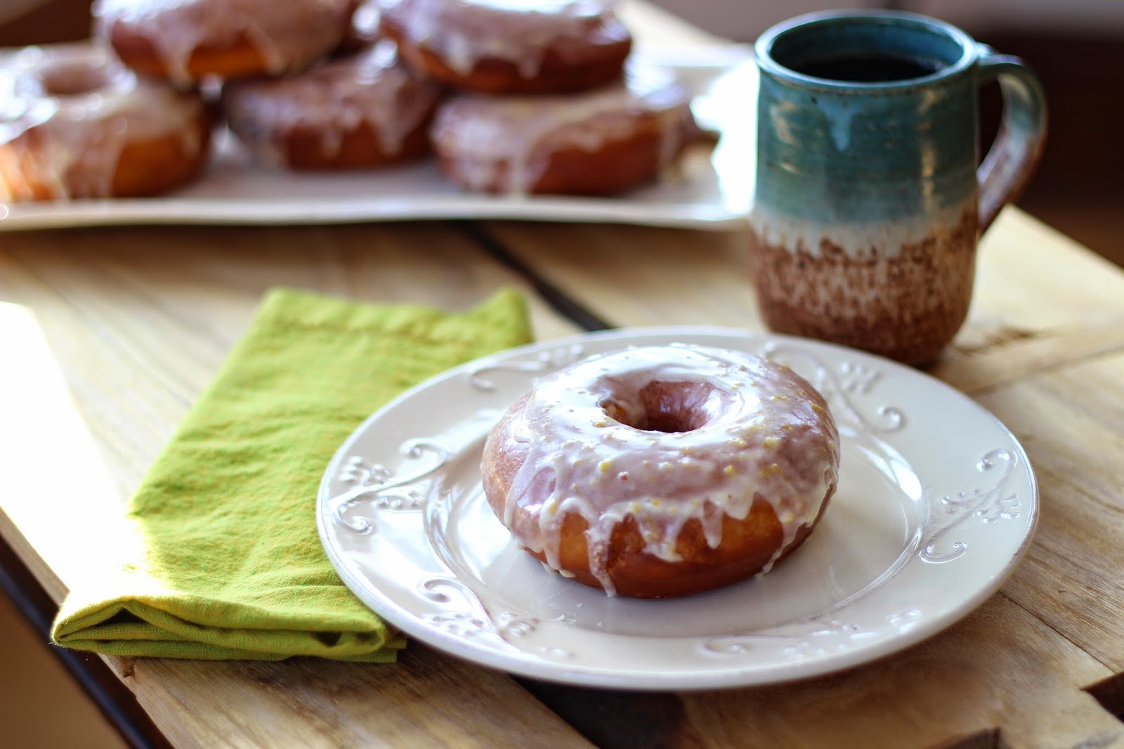 Burp! Recipes Lemon Glazed Doughnuts