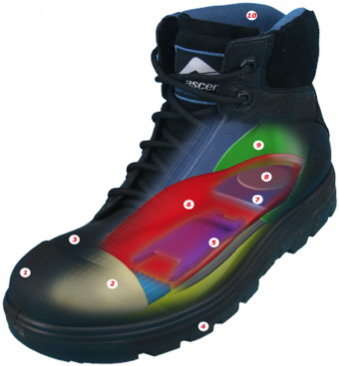 ascent safety boots
