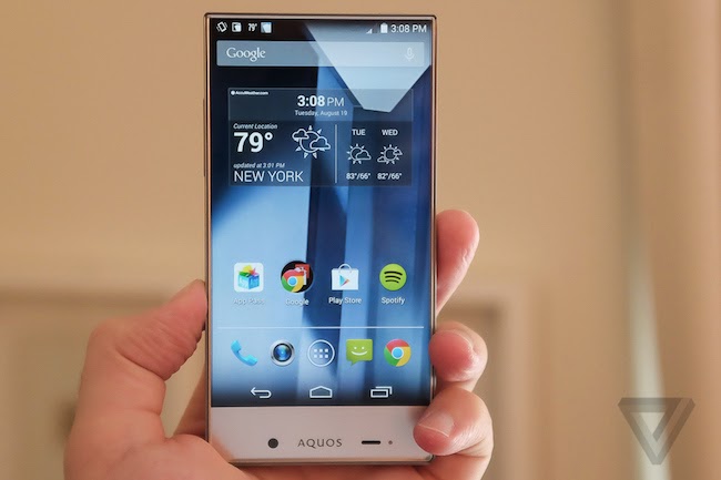 Sharp Launch New Aquos Crystal Frameless Smartphone Sharp Launch New Aquos Crystal Frameless Smartphone