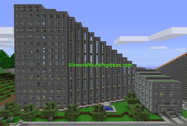 Modern minecraft pe creation creator maps screenshot Minecraft Building Ideas: Office Building